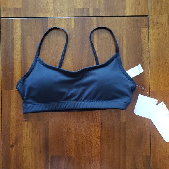 NWT Fabletics Purple & Black Lucia Tank & Bra Set - Picture 6 of 9
